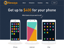 Tablet Screenshot of newaya.com